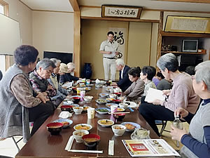 田海地区「白寿会」食に関しての講座の開催