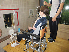 入浴の研修会 1/8