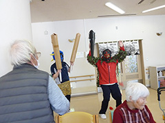 2月のレク活動で節分をしました 13/15