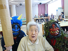 2月のレク活動で節分をしました 15/15