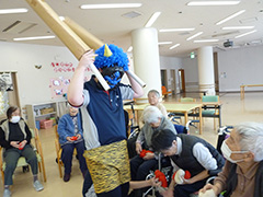 2月のレク活動で節分をしました 10/15